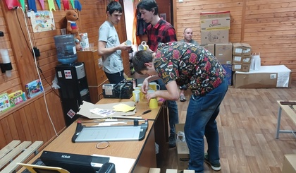 Занятия в сувенирной мастерской