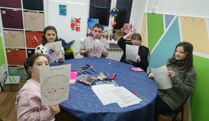 В коммуникативной группе обсуждали характер и свои поступки. 